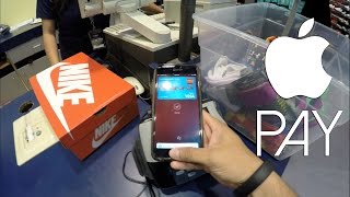 Using Apple Pay At Champs Sports In 4K [upl. by Gherlein]