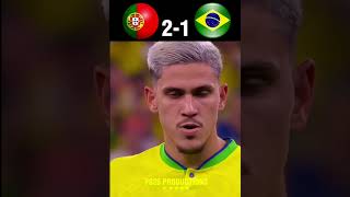 Portugal 🇵🇹 vs Brazilian 🇧🇷  Penalty Shoutout World Cup Imaginary realmadrid neymar [upl. by Nauqad475]