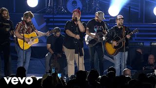 Luke Combs  The Man He Sees in Me Official Live Video [upl. by Nobe]