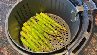 Air Fryer Asparagus Recipe  How To Cook Asparagus In The Air Fryer  Air Fried Roasted Asparagus [upl. by Kulsrud]