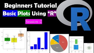 Create Simple Graphs in R Studio  R Beginners Graphs Tutorial  Bar Plot  Scattered  Box Plot [upl. by Eluk]