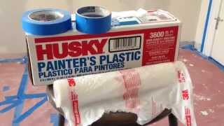 A Handy Tip Masking Windows and Doors Before Spraying [upl. by Trbor]