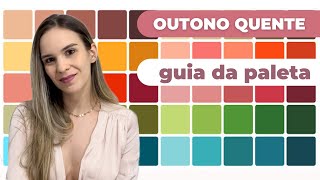 Coloração pessoal paleta OUTONO QUENTE como usar make acessórios cabelo etc [upl. by Nira814]