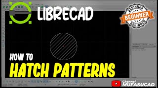 LibreCAD How To Hatch Patterns [upl. by Elnore]