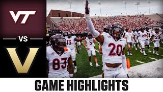 Virginia Tech vs Vanderbilt Game Highlights  2024 ACC Football [upl. by Devad]