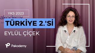 YKS2023 Türkiye 2si Eylül Çiçek sınava nasıl hazırlandı yks2023 yks2024 yks tyt ayt [upl. by Eizus]