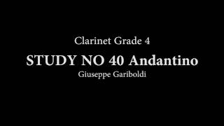 Study for Clarinet by G Gariboldi No 40 [upl. by Eehtomit]