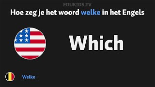 Hoe zeg je welke which in het Engels [upl. by Arrais]