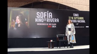 Sofía Niño de Rivera en el Auditorio Nacional  Conferencia de prensa [upl. by Scoles]