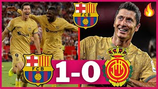 BARÇA 10 MAJORQUE  LEWANDOWSKI SAUVE LE BARCA  GAVI MASTERCLASS  VICTOIRE AVANT LINTER MILAN [upl. by Nnilsia]