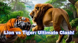 Lion vs Tiger Epic Showdown of the Apex Predators – Who Will Emerge as the True King [upl. by Salamanca992]