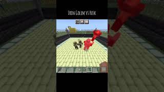 Iron Golem vs Husk in Minecraft  youtube ytshorts shorts [upl. by Doralynn]