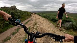 eMTB  Burbage Valley  Houndkirk Road  Peak District  England [upl. by Radek847]