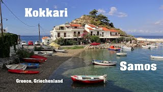 Kokkari 🇬🇷 4K UHD ❤️ Κοκκάρι  Samos Island  Greece Griechenland  Ultra HD with 60 FPS [upl. by Ladiv518]