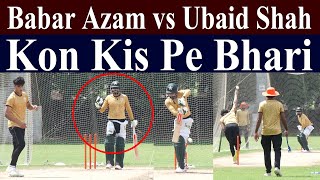 Babar Azam Batting Practice In stalions Camp  Babar Azam vs Ubaid Shah  Champions Cup [upl. by Hemetaf92]