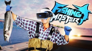 Catching MONSTER BASS in VIRTUAL REALITY  Fishing Master VR Gameplay  PSVR [upl. by Niryt]