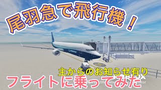 尾羽急で飛行機に乗ってみた！※主から動画の最後お知らせ有り [upl. by Lyrred]