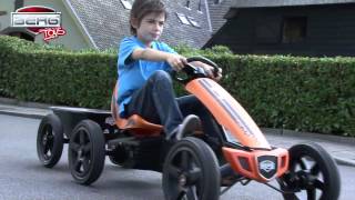 BERG Rally Orange pedal gokart [upl. by Nisa]