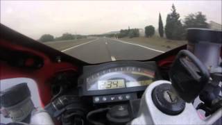 Vtr 1000 Sp1 OnBoard Max Speed Rs [upl. by Ahmar11]