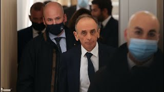 L’ambiance était tendue au QG dÉric Zemmour lors de son interview sur TF1 [upl. by Urien283]