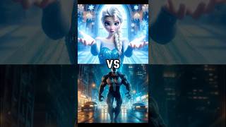 Elsa vs Venom Superman Disney Princess Rapunzel Moana Merida Vanellope [upl. by Bekah541]