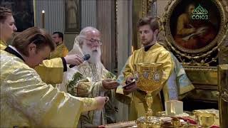 Orthodox Liturgy  Divine Consecration with the Pope of Alexandria [upl. by Ahsirhcal972]