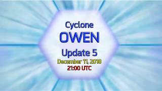 Cyclone Owen Update  10am AEST December 12 2018 [upl. by Aubrey]