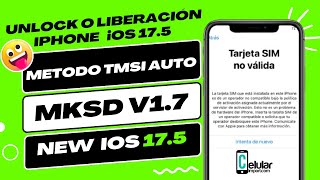 ✅Cómo liberar iPhone “ Tarjeta Sim no Válida “  iOS 175  con Rsim MKSD METODO TMSI MODE AUTO 2024 [upl. by Bannasch]