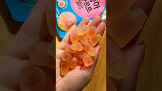 Trying Peach Yogurt Gummies 🍑 for the First Time peach gummies yogurt [upl. by Uhayile525]