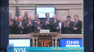 16 December 2009 Danaher Corporation NYSE Euronext Opeing Bell [upl. by Profant]