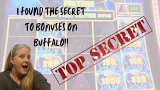 Secret to Buffalo Lightning Link Bonuses Revealed [upl. by Ahsuatal]