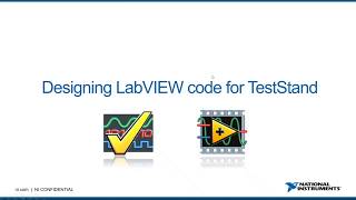 UKTAG 2  LabVIEW for TestStand by Trent Weaver [upl. by Tatianna562]