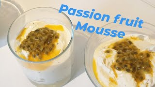 Como hacer Mousse de Maracuyáchinola mousse 3 ingredientes [upl. by Berkshire]