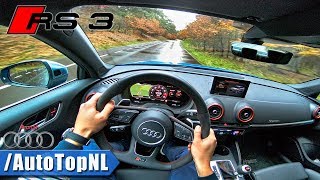 2018 Audi RS3 Sedan POV Test Drive by AutoTopNL [upl. by Baram]