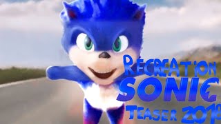 Sonic movie ccxp teaser of 2018 recreation [upl. by Rosalynd873]