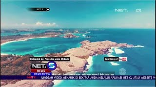 Pesona Mandalika dalam Vlog Terbaru Presiden Jokowi  NET5 [upl. by Brinn597]