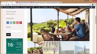 Create a New Hotel Website Using WordPress 2016 [upl. by Laden]