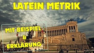 METRISCHE ANALYSE LATEIN  Lateinische Metrik  Latein Nachhilfe [upl. by Liana109]