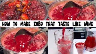 How To Make An Exotic Zobo With No Nonsense Added  Perfect Zobo Recipe [upl. by Terencio726]