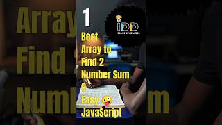 Javascript tutorial for beginners  Find a pair with the given sum in an array shorts [upl. by Kei]