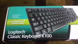 Logitech Classic Keyboard K100  Review HD [upl. by Huber141]