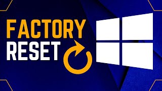 How to Reset Windows 10 to Factory Settings Quick amp Easy [upl. by Dwight]