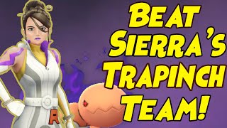 How to Beat SIERRA New Trapinch Team in Pokemon GO [upl. by Kopans]