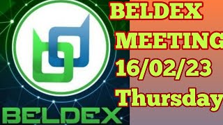 BELDEX COIN IMPORTANT MEETING VIDEO [upl. by Wetzel]