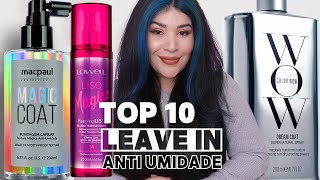 🥇TOP 10 LEAVE IN ANTI UMIDADE E ANTI ESTUFAMENTO PARA CABELOSTodos com Polysilicone29 Low Poo [upl. by Maison461]