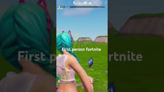 I got first person fortnite working [upl. by Lynnet]