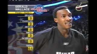 Gerald Wallace  2002 NBA Slam Dunk Contest [upl. by Akinal]