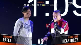 RAFLY VS HEARTGREY｜Asia Beatbox Championship 2018 Solo Beatbox Top 8 [upl. by Klina]