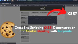 XSS Demo and Cookie Stealing with Burpsuite  Security Awareness [upl. by Marabel]