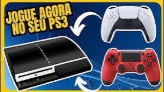 como conectar controles de ps5 e ps4 no ps3 [upl. by Nagy]